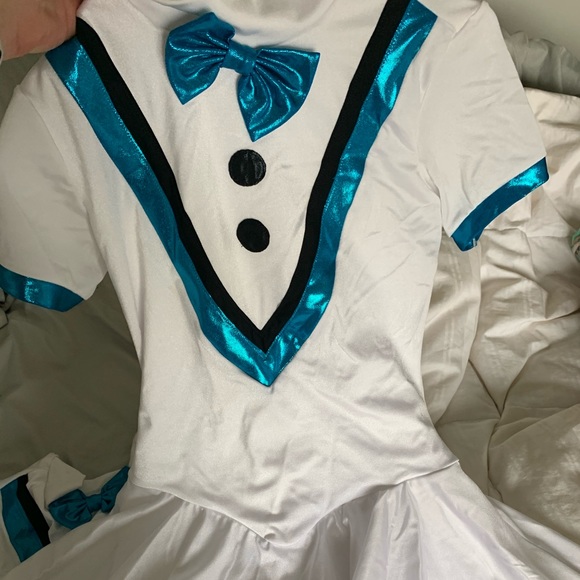 Panthers NFL team junior topcat cheer/dance outfit - Picture 3 of 7